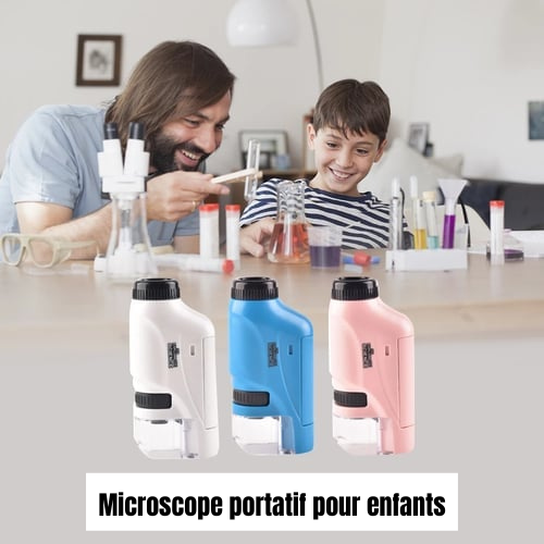 Microscope de Poche pour Enfants â Explore le Monde Invisible ! đŹ
