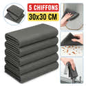 Lot De 2 Chiffons Séchage Ultra-Absorbants - Microfibre 40x60cm, Pour Voiture, Douche, Surfaces - 2