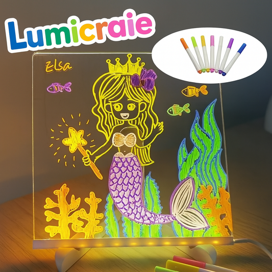 🎨 LumiCraie™ – La tablette magique éducative qui remplace les écrans et fait briller l’imagination des ti-becs !