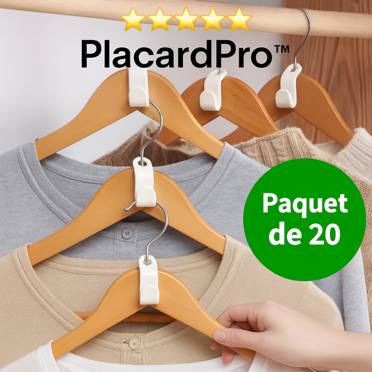 PlacardPro™ – Gagnez Jusqu’à 3× Plus d’Espace Sans Changer de Garde-Robe !