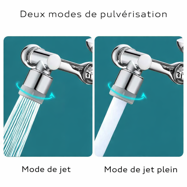 Roboflux Aérateur Rotatif Extensible Anti Eclaboussures
