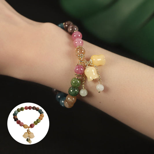 Bracelet en Tourmaline Naturelle – Énergie Positive et Harmonie au Quotidien