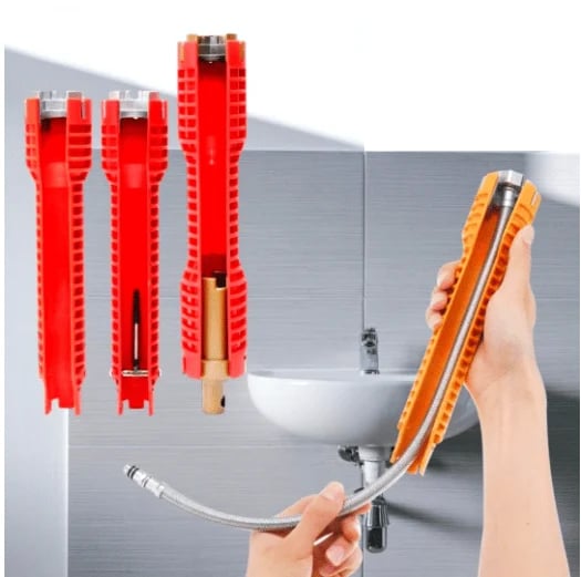 Clé 8 en 1 pour Lavabo et Tuyauterie