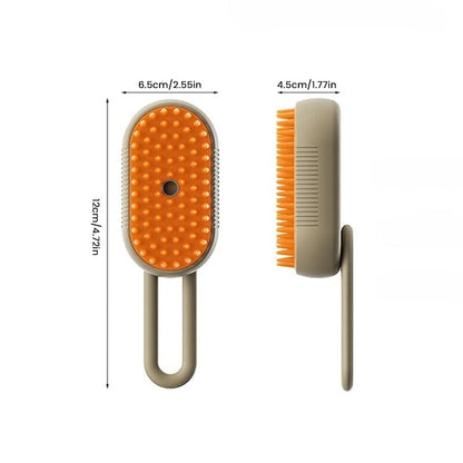 PoilDouce™ – Brosse Vapeur Magique pour Démêler, Nettoyer pis Masser ton Animal !