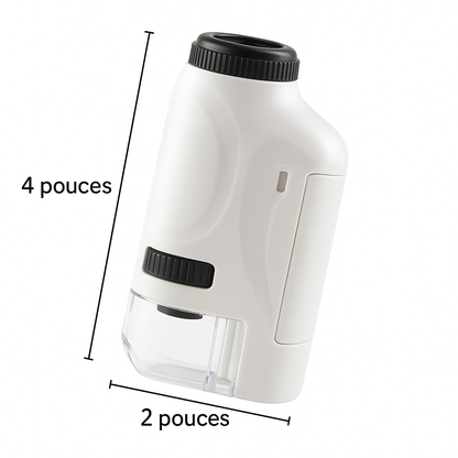 Microscope de Poche pour Enfants – Explore le Monde Invisible ! 🔬
