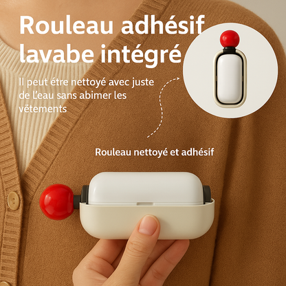 Rouleau Collant Réutilisable – Nettoyage Instantané Sans Effort ✨